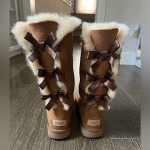 Brown UGG knee heigh boots
